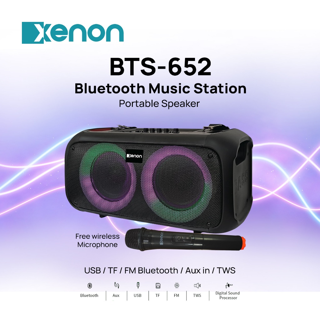 Xenon hot sale portable speaker