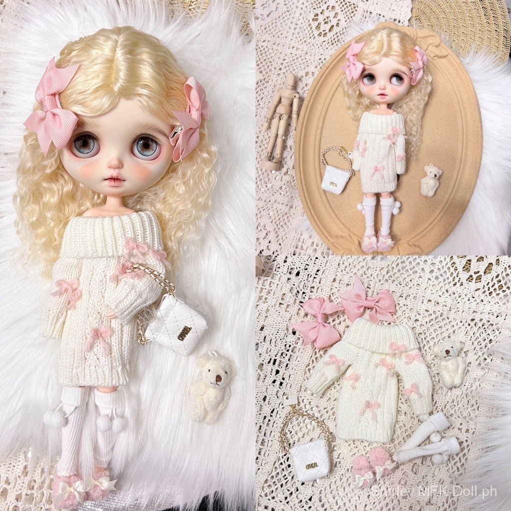 8 middle Blythe factory Doll Joints body Long pink hair 1/8 bjd smooth  face