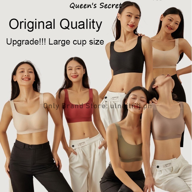 M-4XL NEW push up Bra, thin large cup Jelly bra,B-F Cup seamless  underwear,women's large breasts show small no-wire anti-sagging plus size  bra