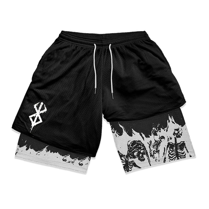 Men Shorts Drawstring Short Pants Casual Shorts Quick-Drying