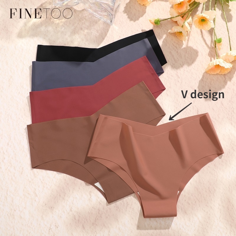 FINETOO Women Waffle Cotton Panties V-Waist Sexy Underwear Briefs Female Comfortable  Underpants Solid Color Intimates Lingerie - AliExpress