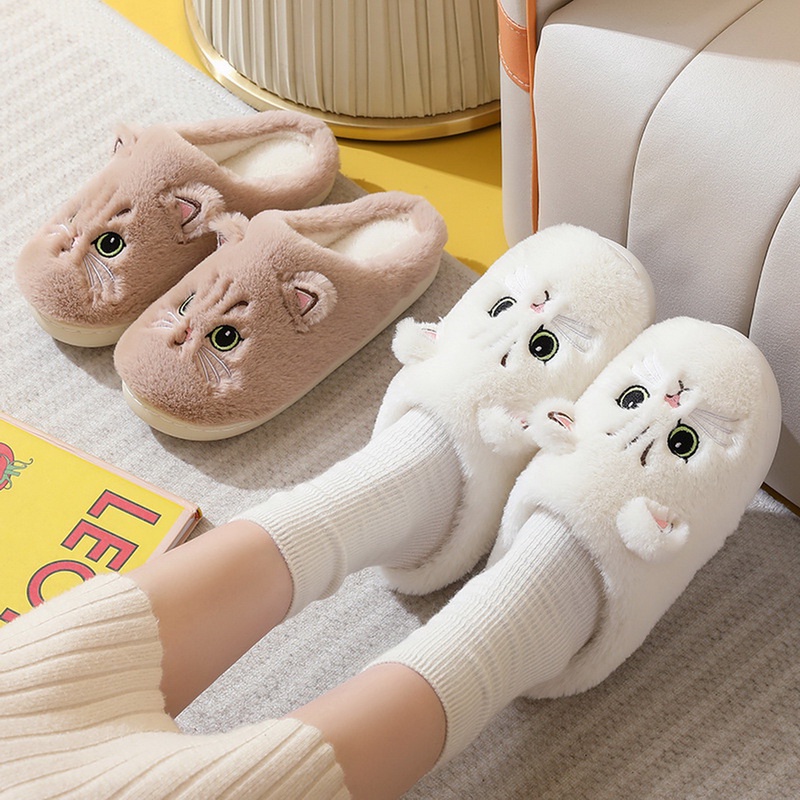 Plush best sale slippers womens