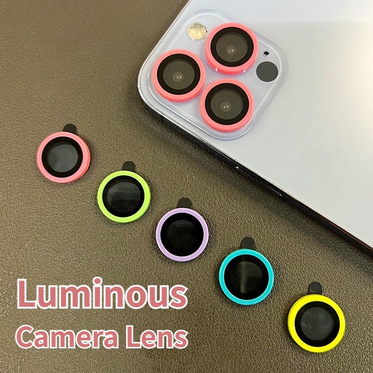9H Glitter Camera Lens Film For IPhone 15 Pro/14/13/12/11 Rear 35