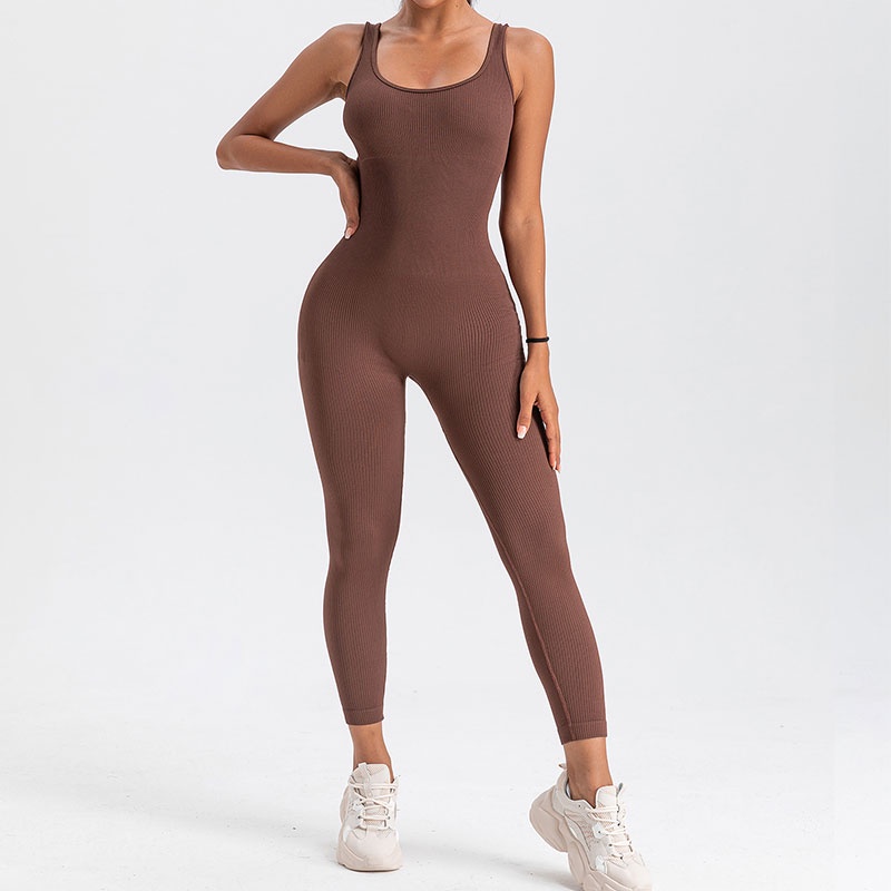 Seamless Yoga Jumpsuit Sets Women Sleeveless Gym Clothing Tennis Short  Skirt Yoga Set with Padded Sports Tights Rompers Fitness - China Leggings  and Jumpsuit price