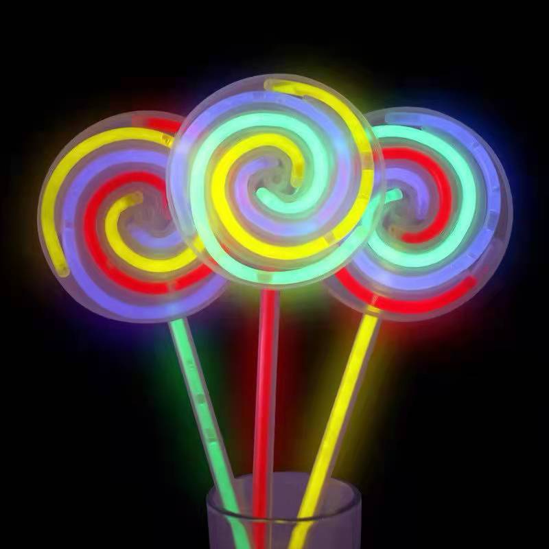 Kawaii Lollipop Glow Sticks Fidget Spinner Toy ; Glow In The Dark Light Up  Sticks Party Favors Fluorescence Party Decorations - Realistic Reborn Dolls  for Sale