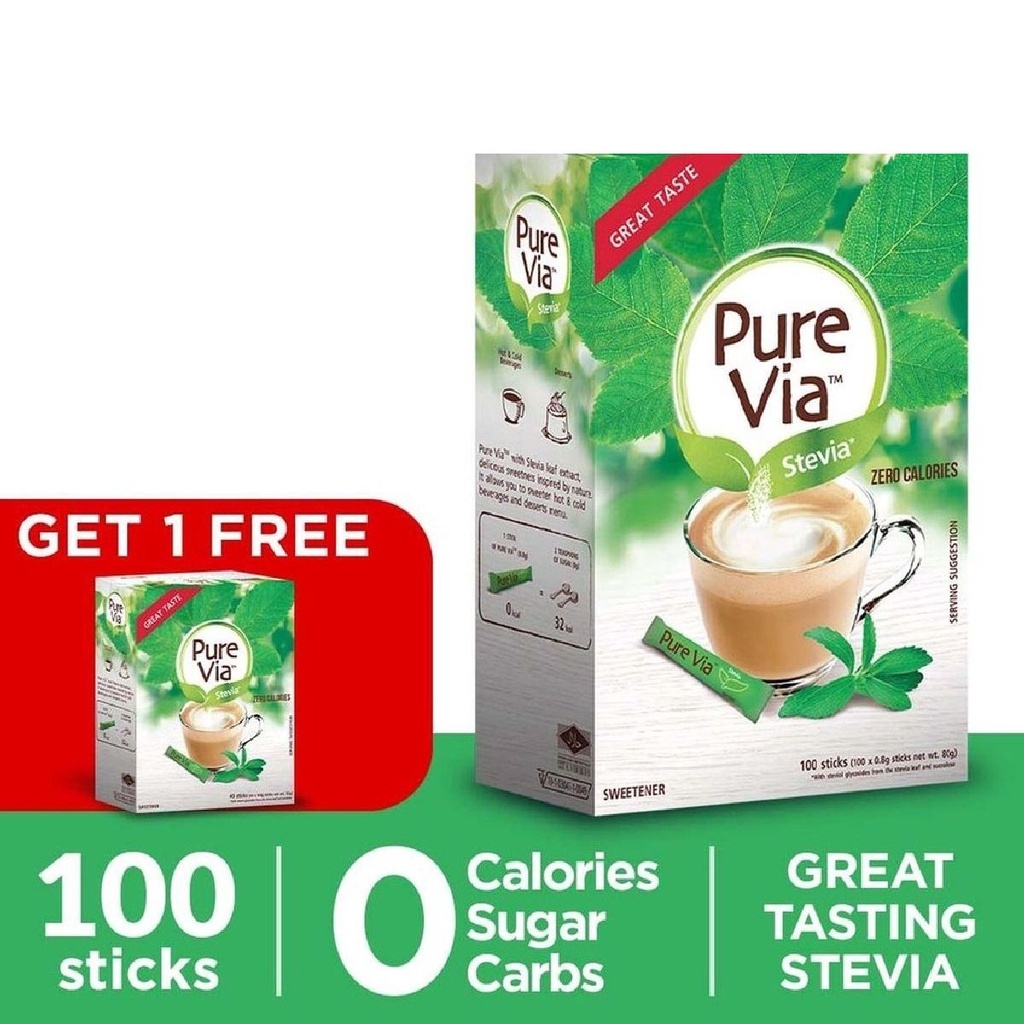 Equal Pure Via Sticks 40pcs Online at Best Price, Sugar