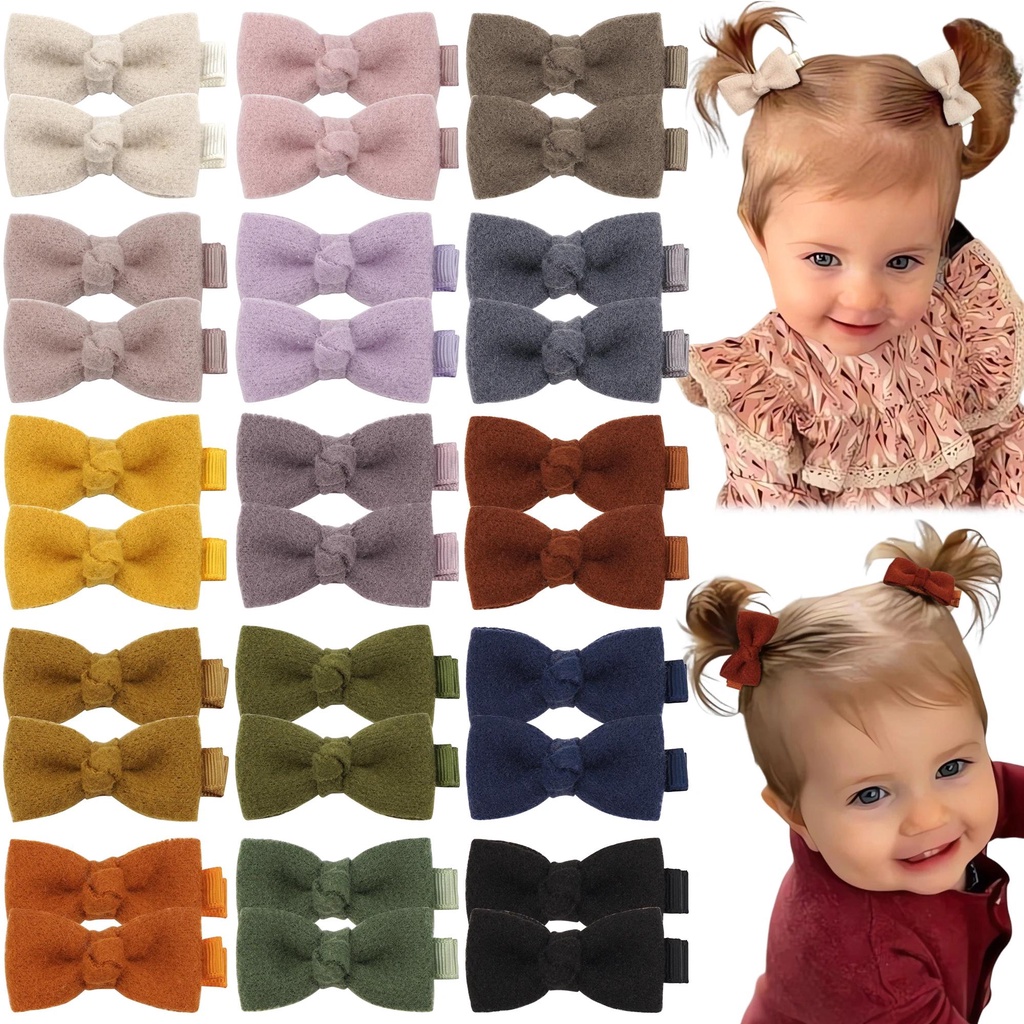 Velvet Fable Bow Hair Clips Baby Girls Women Large Sailor Head Bows  Accessories Hair Grips for