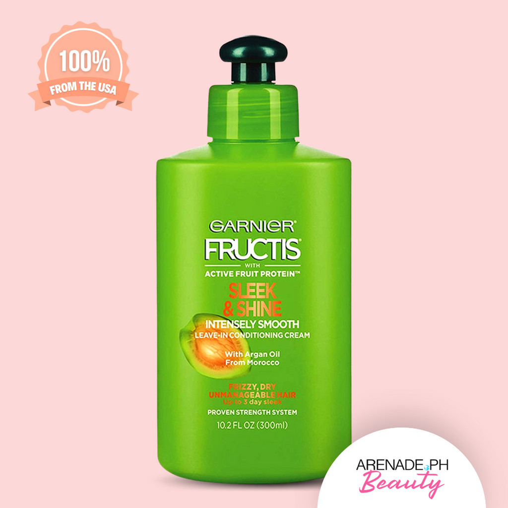 Garnier Fructis Sleek Shine Intensely Smooth Leave In Conditioning Cream Shopee Philippines