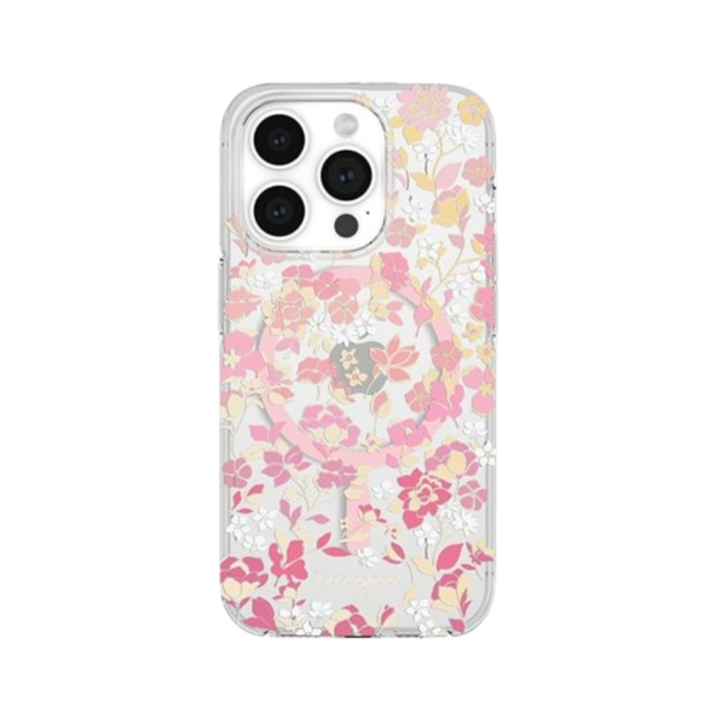 Kate Spade Protective Hardshell Floral with MagSafe for iPhone 15