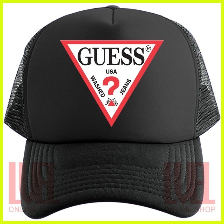 Trucker Cap For Men Women Guess Shopee Philippines