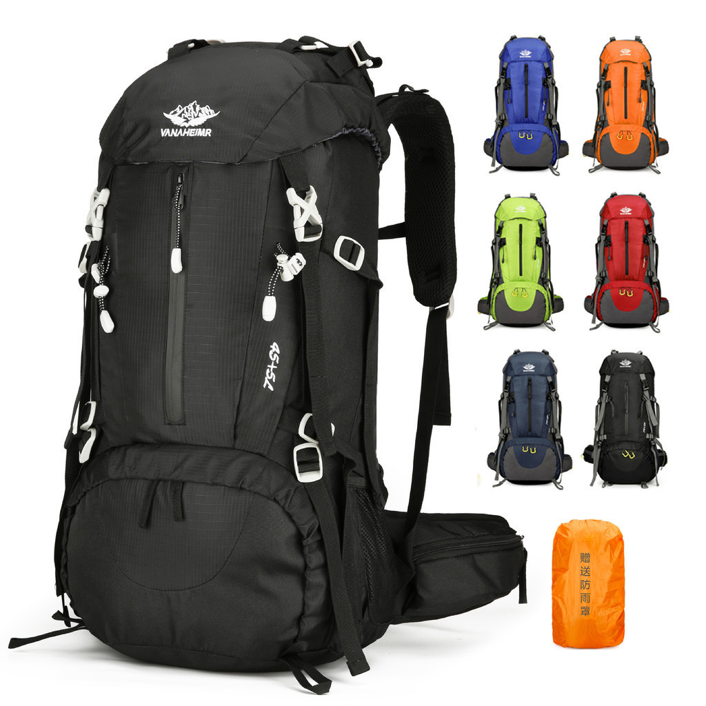 Large Capacity Hiking Backpack Outdoor Sports Nylon Backpack Hiking Sports Multifunctional Backpack Travel Bag Backpack Gym Bag Hiking Bag