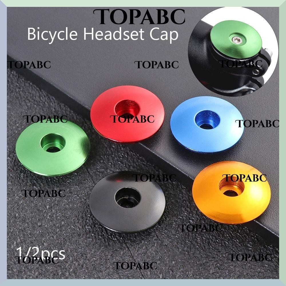 TOP 1 2pcs Outdoor Top Cap Cover Dustproof Mountain Bike Accessories Bicycle Headset Caps New 28.6mm Aluminum Alloy Cycling MTB Headsets Stem