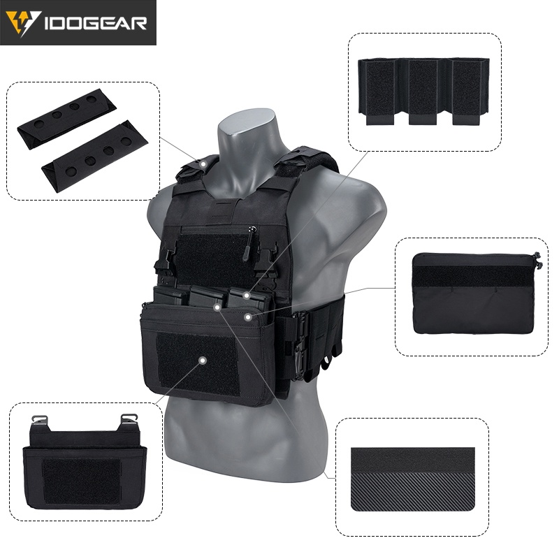 IDOGEAR Tactical Shoulder Cover for Vest Multicam Style Plate Carrier