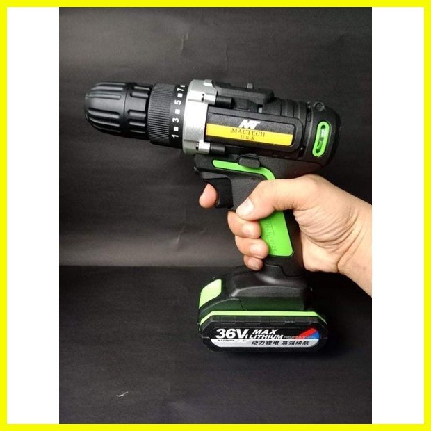 Cordless drill 36V max dual battery Original Mactech Shopee Philippines