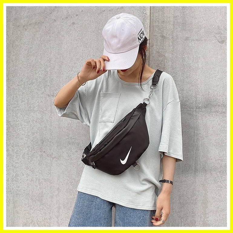 Nike Bag Korean version sports cross body bag large capacity backpack casual chest bag unisex Shopee Philippines