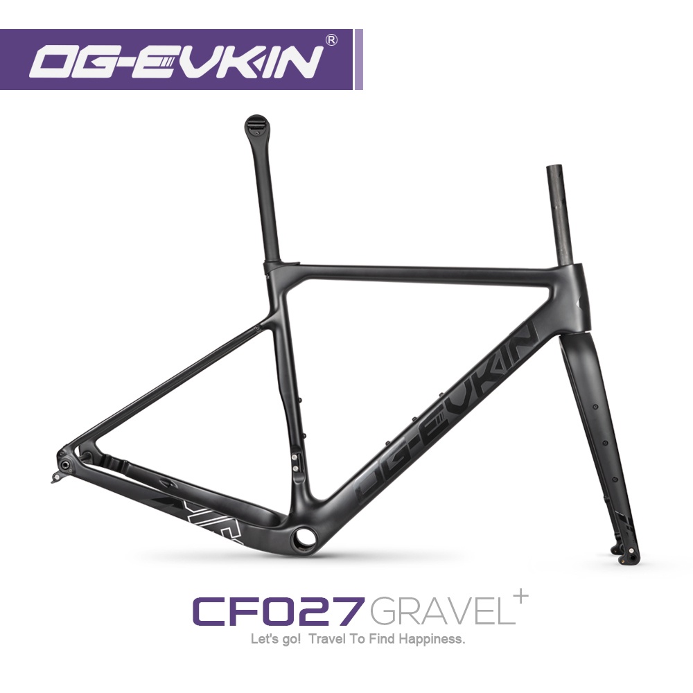 OG EVKIN 2023 EPS Carbon Gravel Frame 700 45C BB86 Disc Brake 27.5