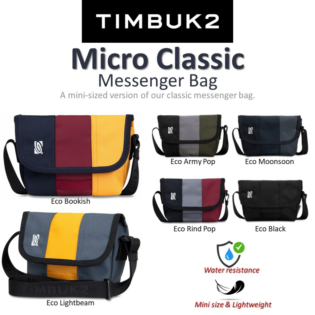 Timbuk2 Classic Messenger Bag, Eco Gunmetal, Medium