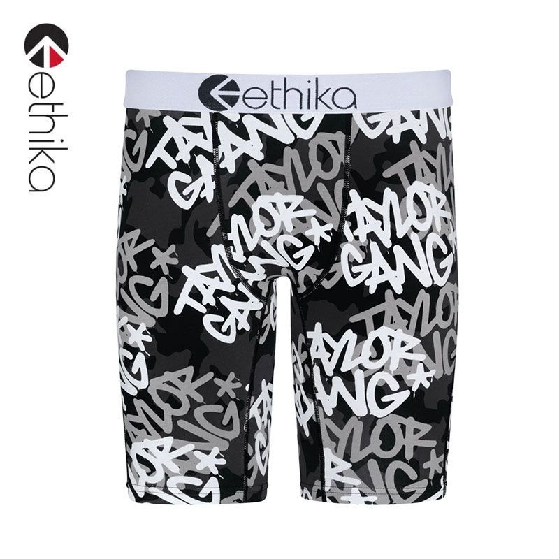 Men's Ethika Black Memphis Grizzlies City Edition Boxer Briefs